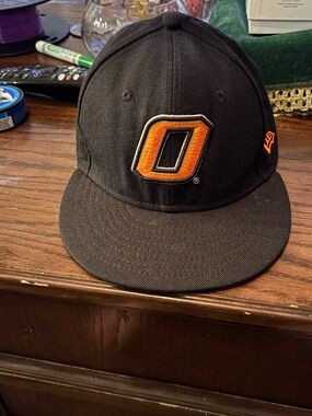 Oklahoma State Cowboys New Era 59FIFTY Fitted Hat 7 1/8 OSU Black NCAA Cap
